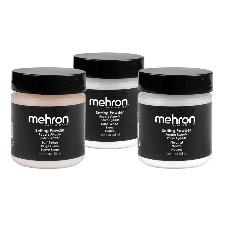 Mehron Setting Powder, 1oz, Ultra White