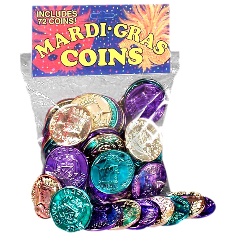 mardi gras coins value