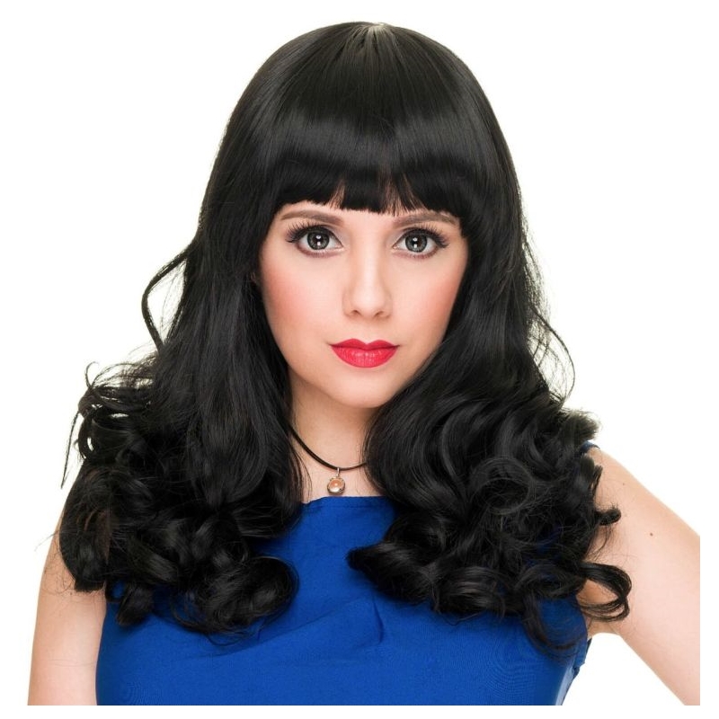 Black hair up clearance wig