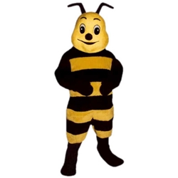 Honey Bee Mascot. This Honey Bee mascot comes complete with head, body, hand mitts and foot covers. This is a sale item. Manufactured from only the finest fabrics. Fully lined and padded where needed to give a sculptured effect. Comfortable to wear and easy to maintain. All mascots are custom made. Due to the fact that all mascots are made to order, all sales are final. Delivery will be 2-4 weeks. Rush ordering is available for an additional fee. Please call us toll free for more information. 1-877-218-1289