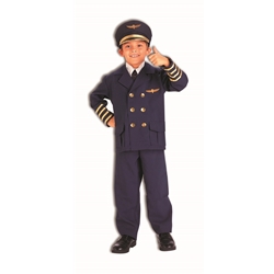 Airline Pilot Kids Costume