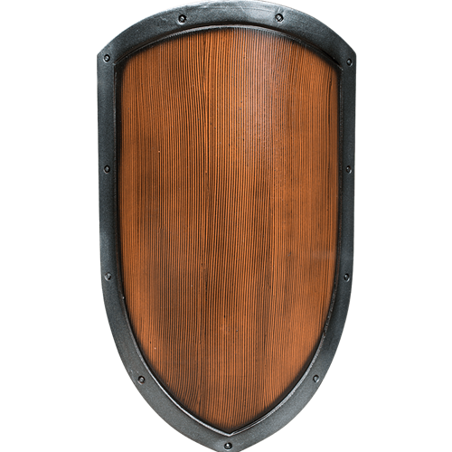 Woodgrain Kite Shield