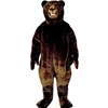 Growling Grizzly Mascot. This Growling Grizzly mascot comes complete with head, body, hand mitts and foot covers. This is a sale item. Manufactured from only the finest fabrics. Fully lined and padded where needed to give a sculptured effect. Comfortable to wear and easy to maintain. All mascots are custom made. Due to the fact that all mascots are made to order, all sales are final. Delivery will be 2-4 weeks. Rush ordering is available for an additional fee. Please call us toll free for more information. 1-877-218-1289