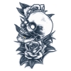 Skull and Roses Tattoo