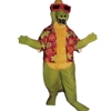 Awesome Alligator Mascot. This Awesome Alligator mascot comes complete with head, body, hand mitts and foot covers. This is a sale item. Manufactured from only the finest fabrics. Fully lined and padded where needed to give a sculptured effect. Comfortable to wear and easy to maintain. All mascots are custom made. Due to the fact that all mascots are made to order, all sales are final. Delivery will be 2-4 weeks. Rush ordering is available for an additional fee. Please call us toll free for more information. 1-877-218-1289