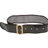 Shiny Black Belt with Gold Buckle