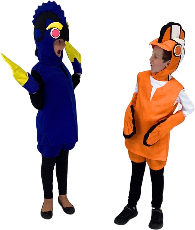 Rental Costumes for Finding Nemo Jr - Dory and Marlin