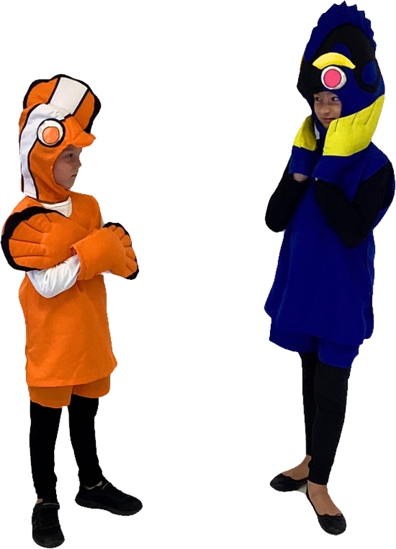 Rental Costumes for Finding Nemo Jr - Marlin and Dory