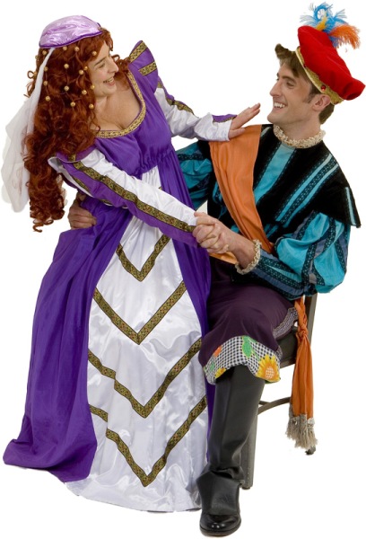 Rental Costumes for Kiss Me Kate - Lilli Vanessi as Katharine, Fred Graham as Petruchio