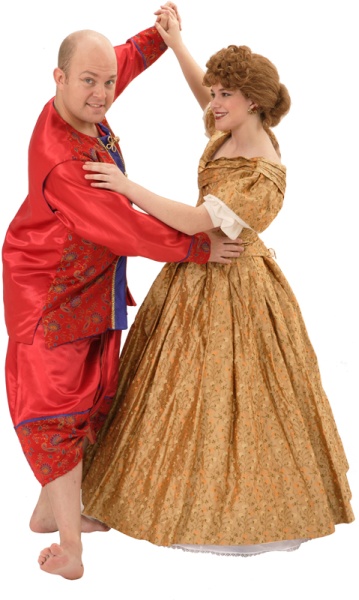 Rental Costumes for The King and I - King of Siam, Anna Leonowens in her ballgown