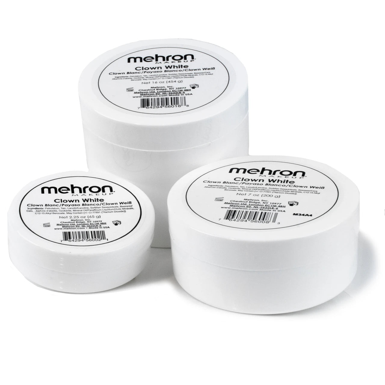 Mehron Clown White Clown Makeup