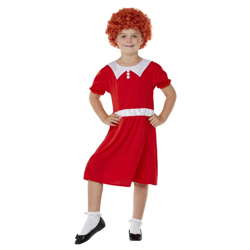Little Orphan Annie Kids Costume Size Small