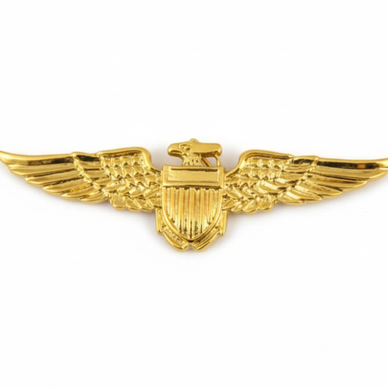 Pilot Insignia Aviator Wing Pin
