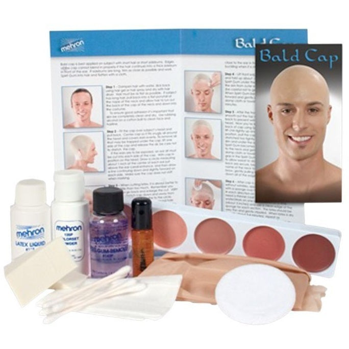 Bald Cap Kit With Makeup