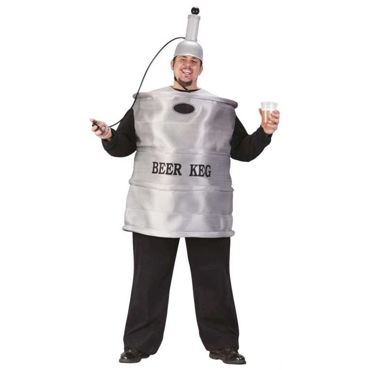 Beer Keg Adult Full Figure Costume