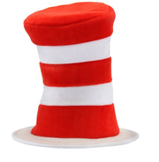 Deluxe Dr. Suess Cat in the Hat Striped Hat 