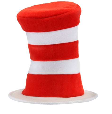 Deluxe Dr. Suess Cat in the Hat Striped Hat 