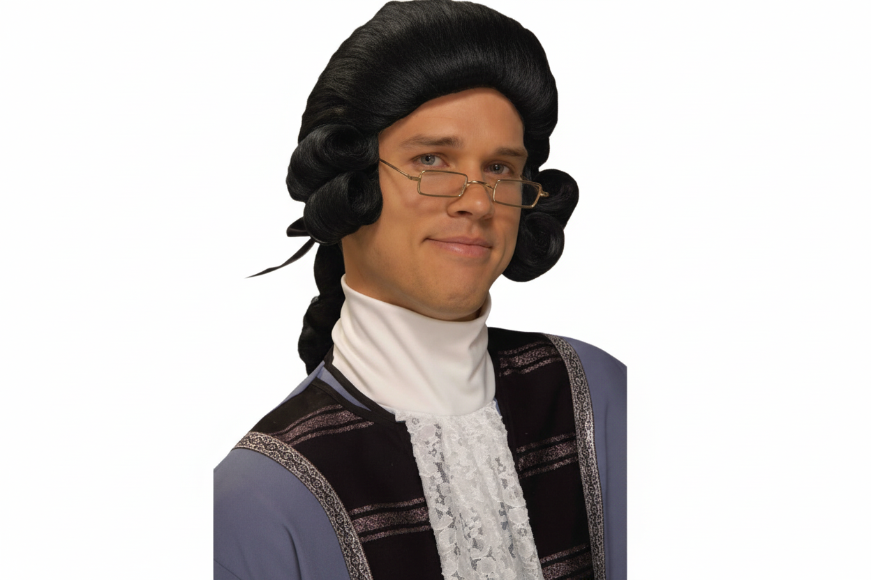 Economy Colonial Man Wig