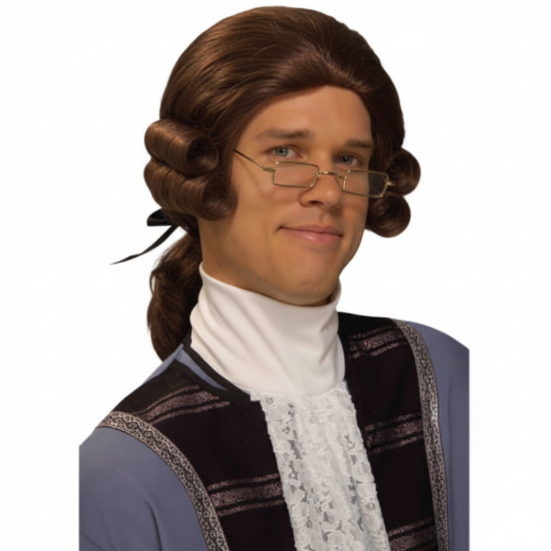 Economy Colonial Man Wig