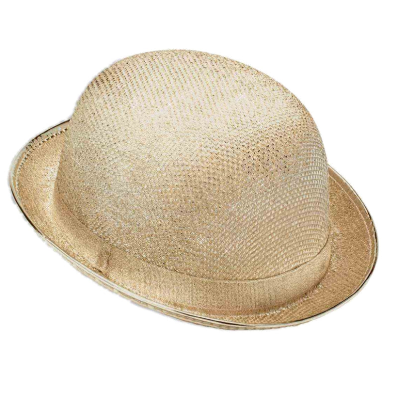 Lamé Derby Hat