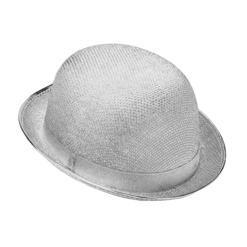 Lamé Derby Hat
