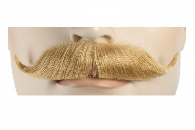 Deluxe Human Hair Edwardian Mustache