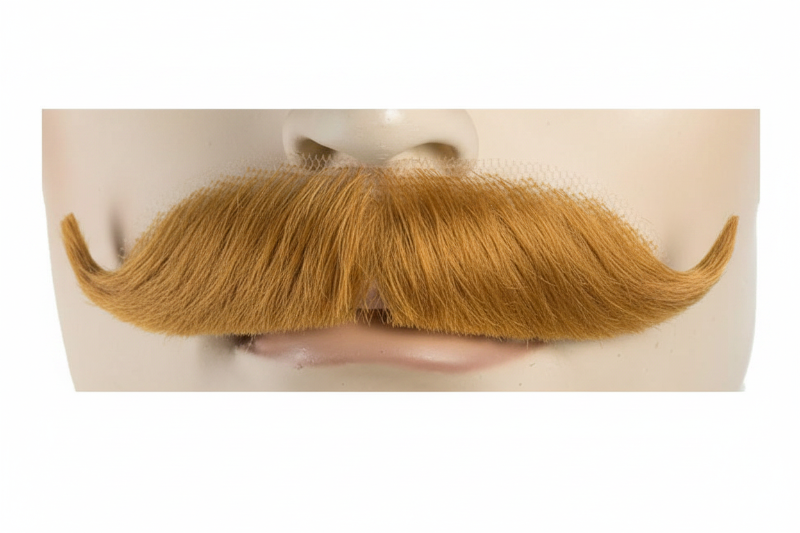 Deluxe Human Hair Edwardian Mustache