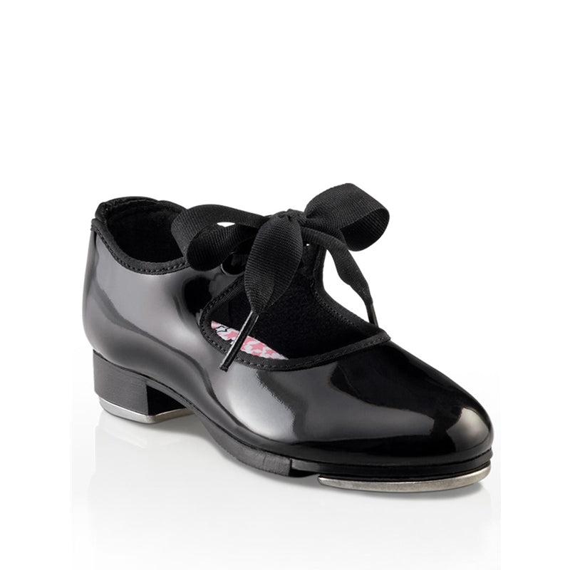 Jr. Tyette Tap Shoes Black Patent Medium Width Capezio® N625C