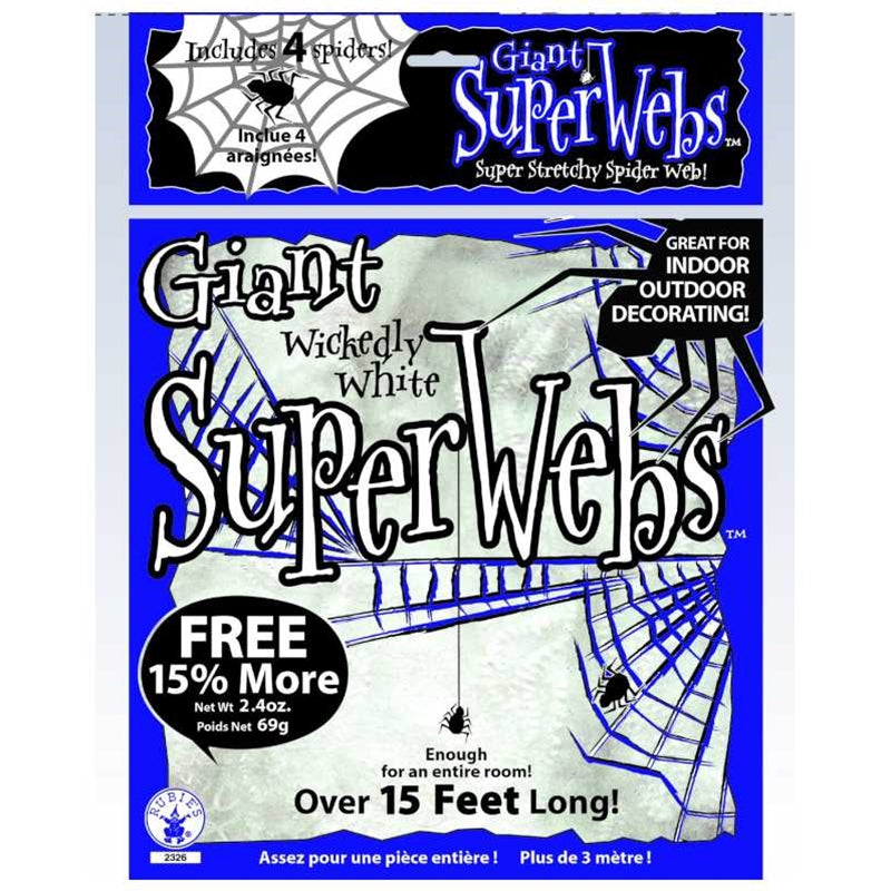 Jumbo Package of Spider Webs - Check out the different colors!