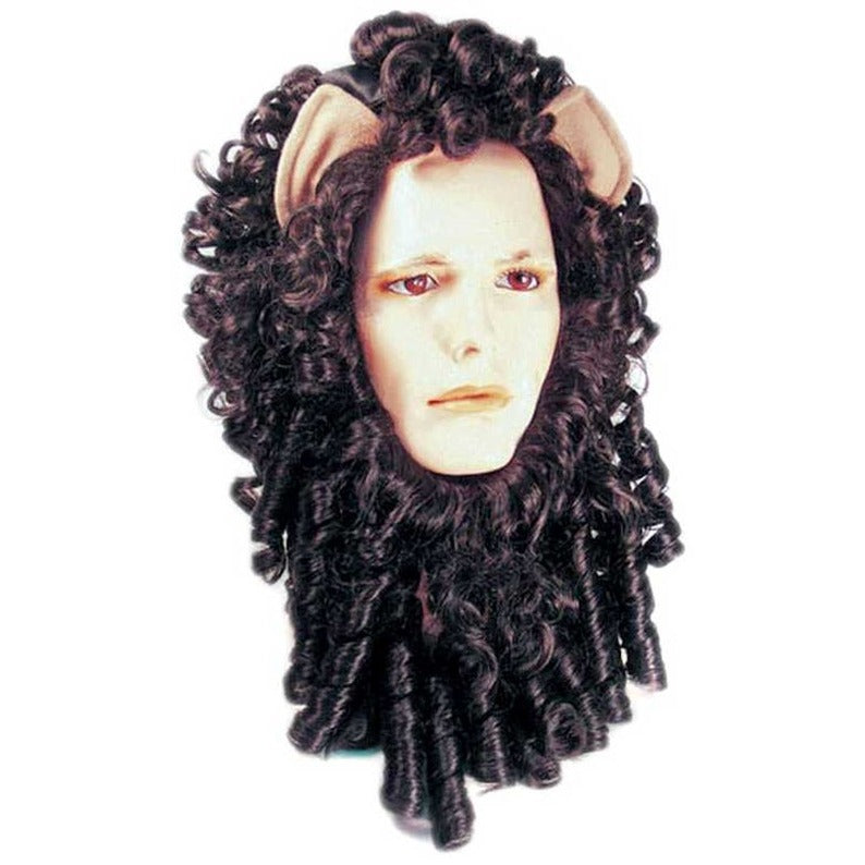 Lion Curly Wig And Mane Set