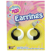 Mod Earrings Black & White