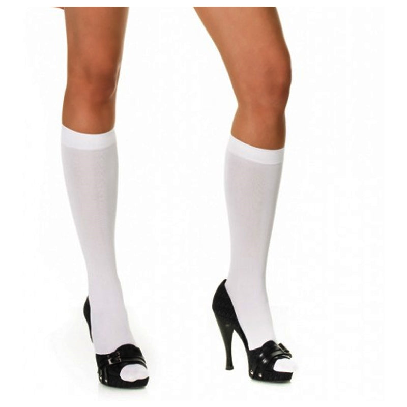 Nylon Opaque Knee High - Adult