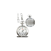 Silver Pocket Watch with Chain
