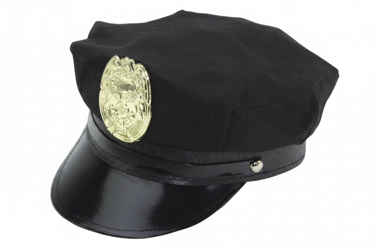 Police Hat with Badge