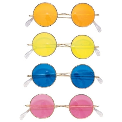 70's Round Colorful Glasses