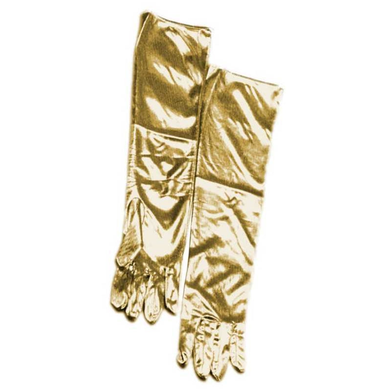 Long Lame Gloves