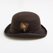 Bowler Chocolate Brown Hat Size XL