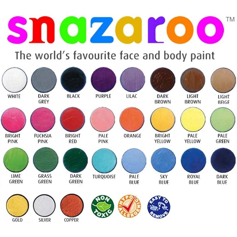 Snazaroo Facepainting Makeup Cups