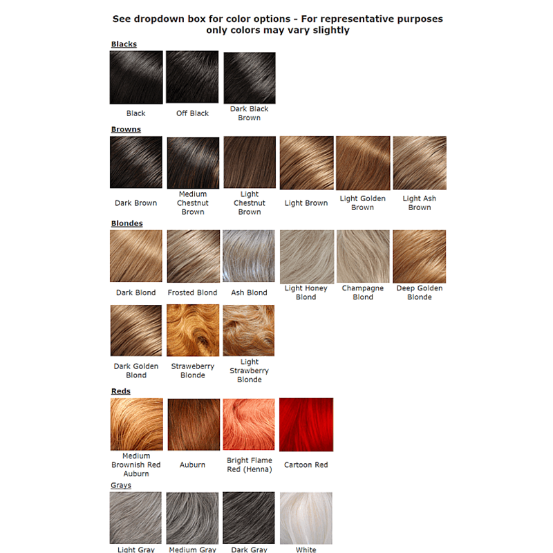 Sidepart Mens Wig - Deluxe