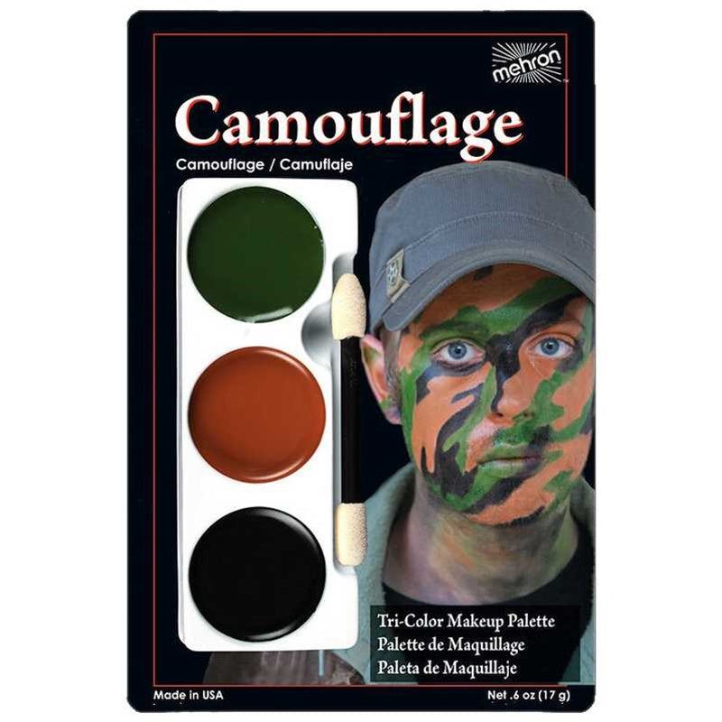 Tri-Color Palettes by Mehron - Camouflage