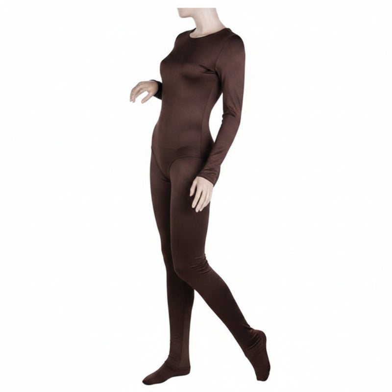 Adult Women's Long Sleeve Footed Unitard
