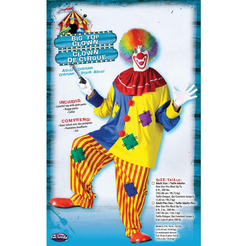 Big Top Clown – Adult Costume