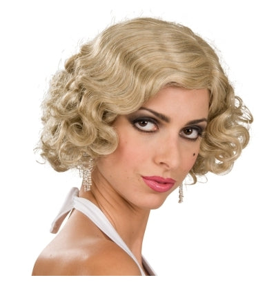 Finger Wave Flapper Wig