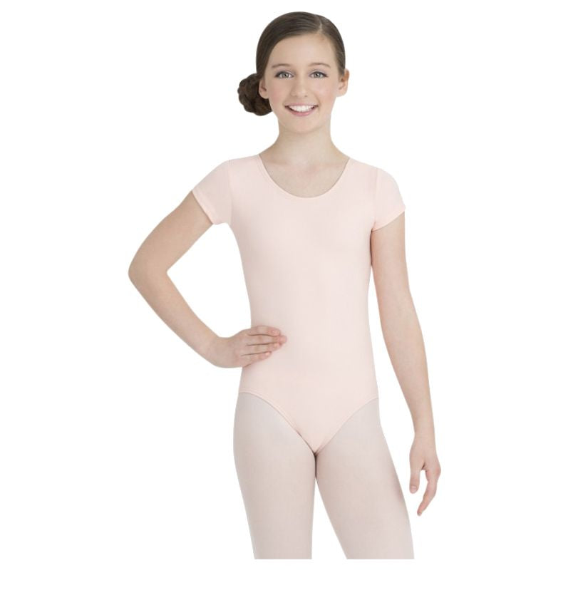Kids Short Sleeve Leotard Capezio® Style TB132C