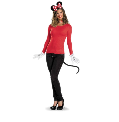 Disney Red Minnie Mouse Adult Costume Kit