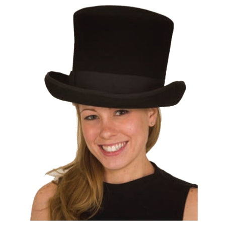 Flared Wool Felt Top Hat