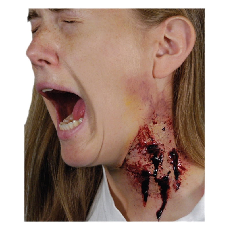 Werewolf Bites Prosthetic Application