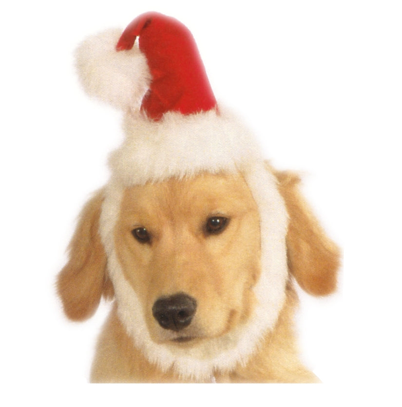 Pet Santa Hat with Beard