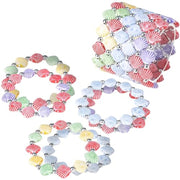 Dozen Faux Seashell Bead Bracelet