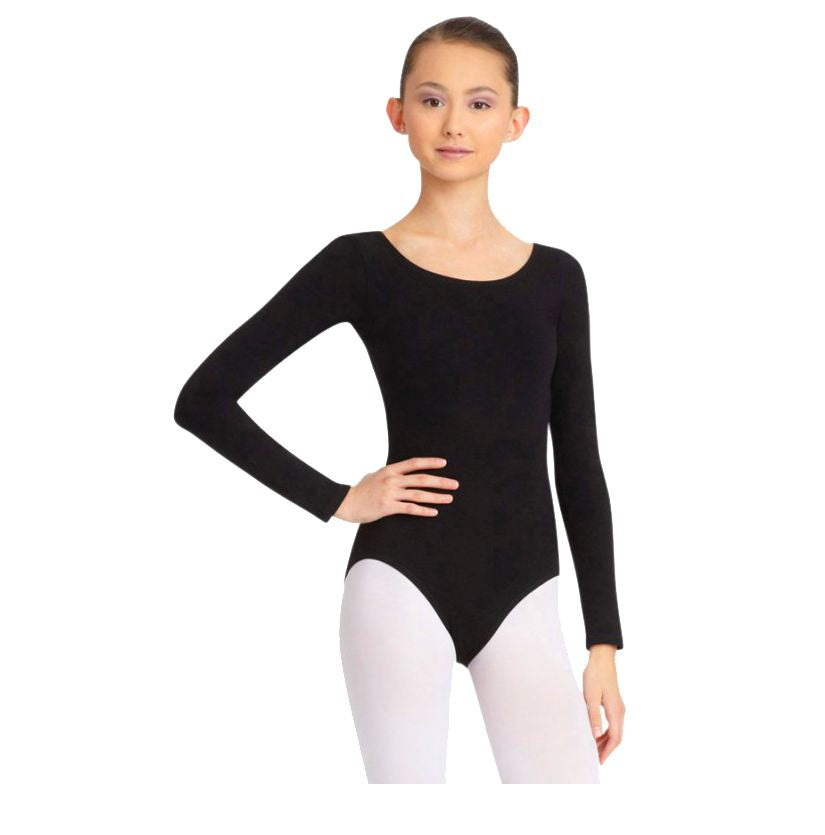 Adult Cotton Long Sleeve Leotard - Capezio® CC450